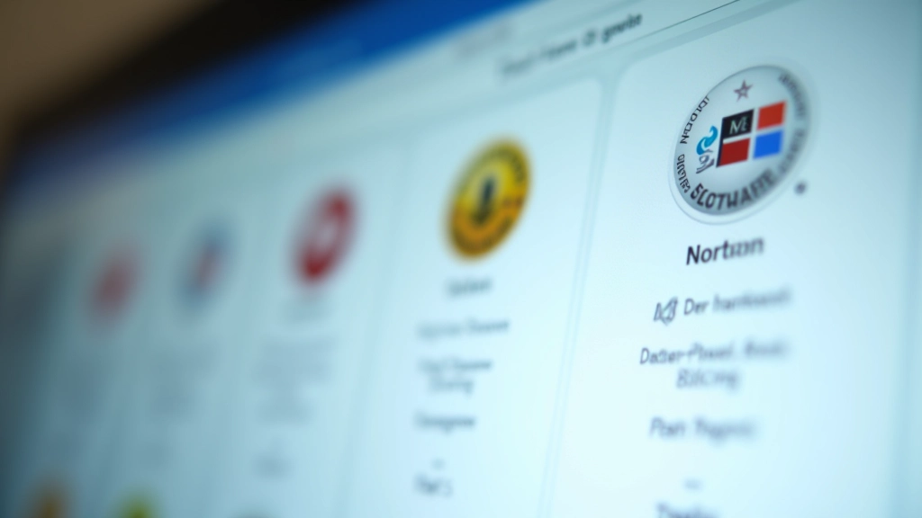 Payment security badges and trust seals displayed on checkout page including Norton, McAfee, and payment processor logos